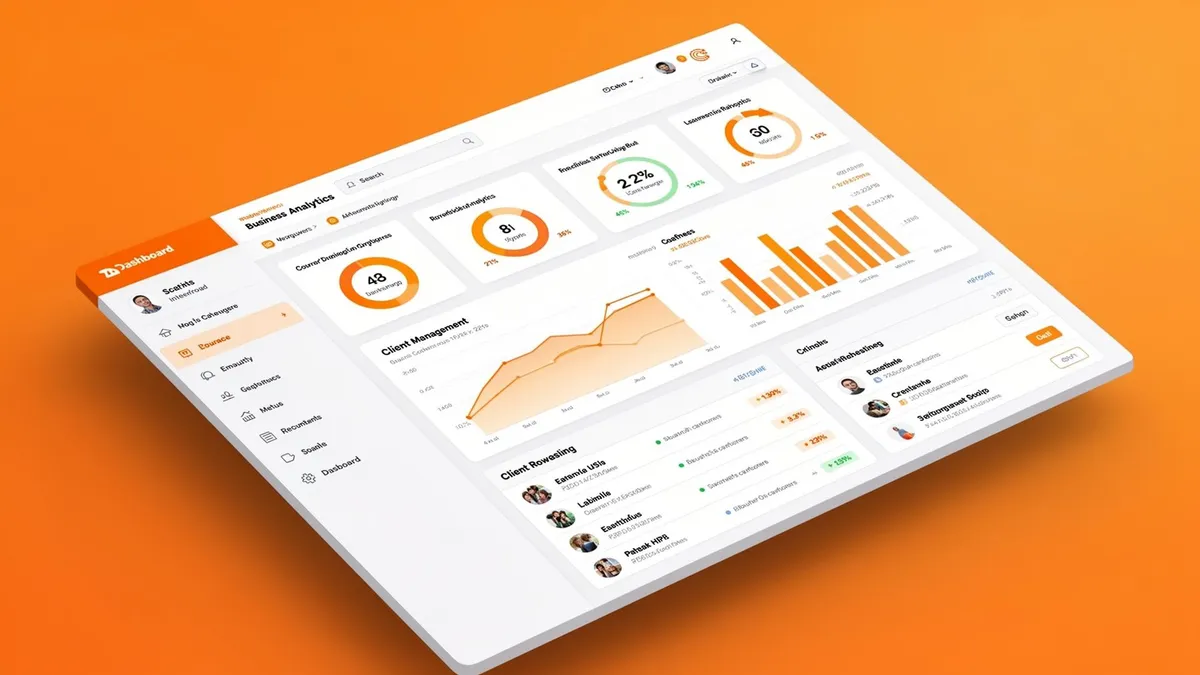 Painel de gestão do AlphaOS